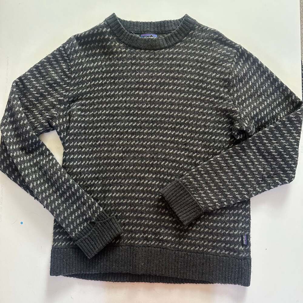 Patagonia Men's Recycled Wool-Blend Birdseye Knit Crewneck Sweater